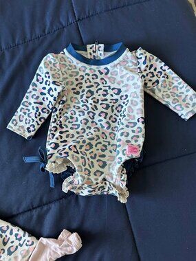 Ruffle Butts long sleeve swimsuit 0/3